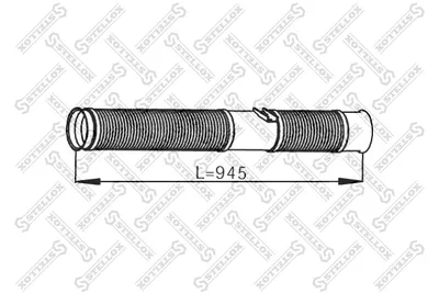 Auspuffrohr Stellox 82-03800-SX