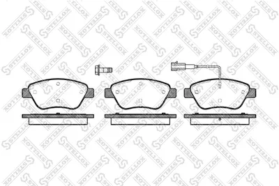 Bremsbelag-Set, Scheibenbremse Alfa Romeo MITO · Audi A1 · Audi A1 Sportback