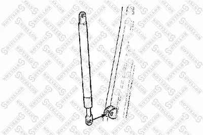 Pneumatische Feder, Luftablenker Stellox 87-02314-SX