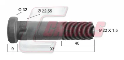 CASALEN 21214 Radbolzen