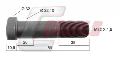 CASALEN 21225 Radbolzen
