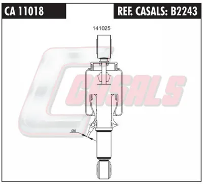 Stoßdämpfer, Fahrerhausaufhängung Opel MANTA B · Opel MANTA B CC · Opel ASCONA B
