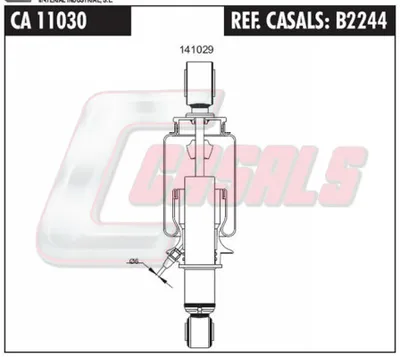 Stoßdämpfer, Fahrerhausaufhängung Opel MANTA B · Opel MANTA B CC · Opel ASCONA B