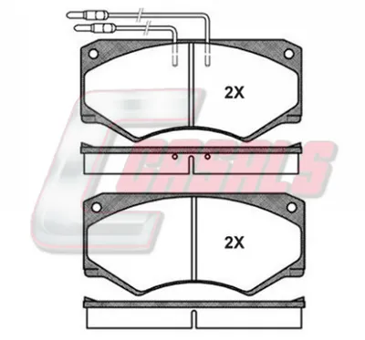 Bremsbelag-Set, Scheibenbremse Mercedes-Benz G-CLASS · Mercedes-Benz T1 Bus · Mercedes-Benz T1 Van