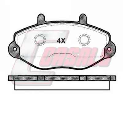 Bremsbelag-Set, Scheibenbremse Ford TRANSIT Bus · Ford TRANSIT Van · Ford TRANSIT Plattform/Chassis
