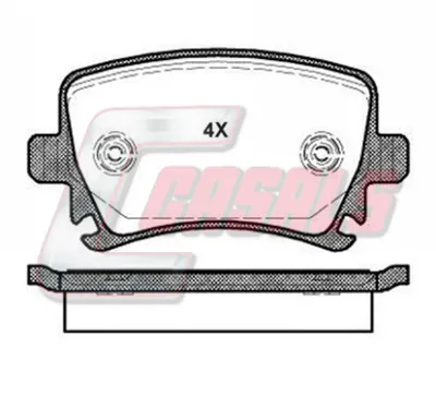 Bremsbelag-Set, Scheibenbremse Audi A4 B5 · Audi A3 · Audi A4 B5 Avant
