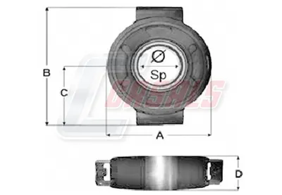 Aufhängung, Stützwelle Mercedes-Benz T2/LN1 Van · Mercedes-Benz T2/LN1 Plattform/Chassis