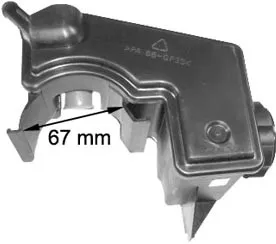 Ausgleichsreservoir, Hydrauliköl (Leistungslenkung) Peugeot 206 Hatchback · Peugeot 206 CC · Peugeot 206 SW