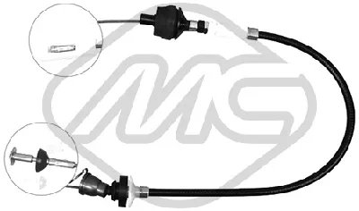 Kabelzug, Kupplungssteuerung Peugeot 206 Hatchback · Peugeot 206 CC · Peugeot 206 SW
