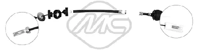 Cable Pull, Kupplungssteuerung Citroën BERLINGO / BERLINGO ERSTER Kastenkörper/MPV · Citroën BERLINGO / BERLINGO ERSTE MPV · Peugeot PARTNER Kastenkörper/MPV