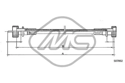 Geschwindigkeitsmesser Kabel Fiat 500