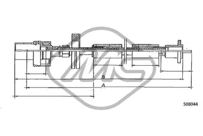 Geschwindigkeitsmesser Kabel Ford TRANSIT Bus · Ford TRANSIT Van · Ford TRANSIT Plattform/Chassis