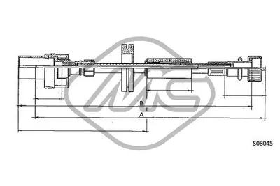 Geschwindigkeitsmesser Kabel Ford TRANSIT Bus · Ford TRANSIT Van · Ford TRANSIT Plattform/Chassis