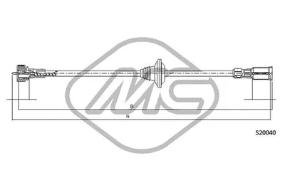 Geschwindigkeitsmesser Kabel Opel OMEGA A Kombi · Opel OMEGA A