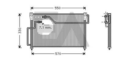 Kondensator, Klimaanlage Mazda MX-6 · Mazda 626 IV · Mazda 626 IV Hatchback
