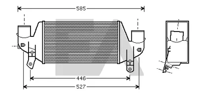 Ladeluftkühler Ford FIESTA IV · Ford FIESTA Box Body/MPV · Ford FOCUS I