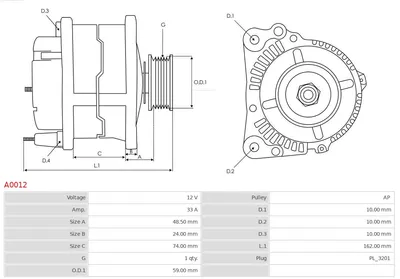 Alternator Alfa Romeo 33 · Alfa Romeo 33 Sportwagen · Alfa Romeo 6