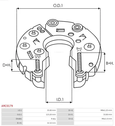 Gleichrichter, Generator AS-PL ARC0179