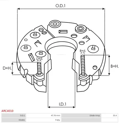 Gleichrichter, Generator AS-PL ARC4010