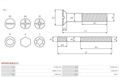 Reparatursatz, Generator AS-PL ARS0018 (BULK)