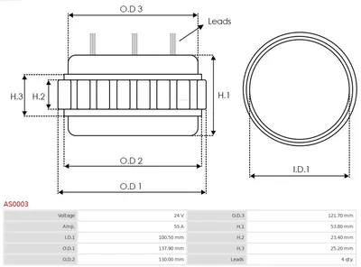 Stator, Generator AS-PL AS0003
