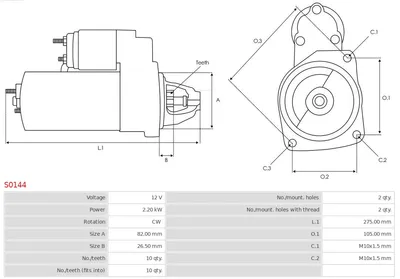 Starter Mercedes-Benz T1 Bus · Mercedes-Benz T1 Van · Mercedes-Benz T1 Plattform/Chassis
