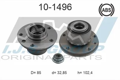 Radlagersatz Vw TOUAREG · Vw MULTIVAN T5 · Vw TRANSPORTER T5 Plattform/Chassis (7JD, 7JE, 7JL, 7JY, 7JZ, 7F)