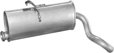 Schalldämpfer hinten Citroën BERLINGO / BERLINGO ERSTE Kastenkörper/MPV · Citroën BERLINGO / BERLINGO ERSTE MPV · Peugeot PARTNER Kastenkörper/MPV