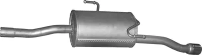 Endschalldämpfer Peugeot 206+