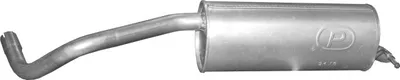 Endschalldämpfer Seat IBIZA IV SC · Seat IBIZA IV · Skoda FABIA II