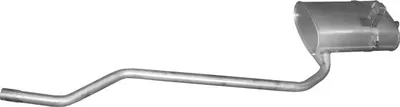 Schalldämpfer hinten Toyota COROLLA Compact