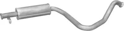 Zentrum Schalldämpfer Saab 900 II Coupe · Saab 900 II · Saab 900 II Cabrio