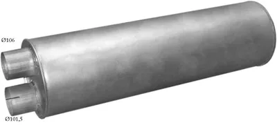 Hinterer Schalldämpfer POLM 69.03
