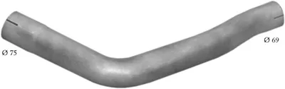 Auspuffrohr Mercedes-Benz T2/LN1 Van