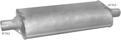 Hinterer Schalldämpfer POLM 72.01
