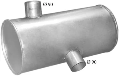 Hinterschalldämpfer POLM 75.21