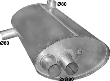 Später Schalldämpfer POLM 79.03