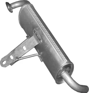 Hinterer Schalldämpfer Piaggio QUARGO Plattform/Chassis