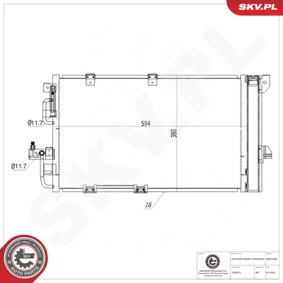Kondensator, Klimaanlage Opel ASTRA G Hatchback · Opel ASTRA G Kombi · Opel ASTRA G Limousine