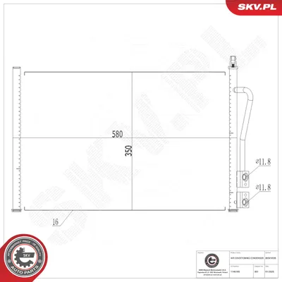 Kondensator, Klimaanlage Ford FIESTA V · Ford FUSION · Ford FIESTA V Van