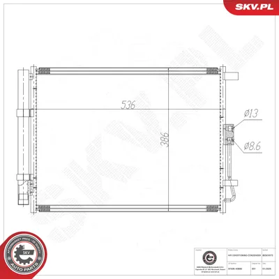 Kondensator, Klimaanlage Hyundai i30 · Hyundai i30 Kombi · Hyundai i30 Coupe