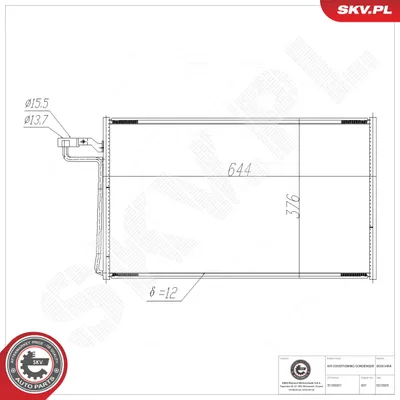 Kondensator, Klimaanlage Volvo S40 II · Volvo V50 · Volvo C70 II Cabrio