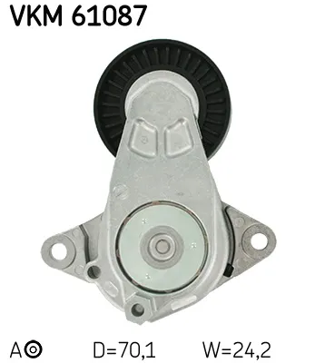 Gurtspanner, V-Ribbed Gürtel Daihatsu CHARADE VIII · Toyota YARIS · Toyota AURIS