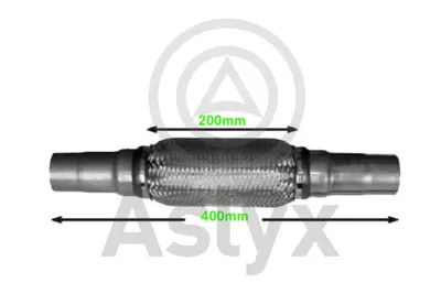 Flexible Verbindung, Auspuff Aslyx AS-200657