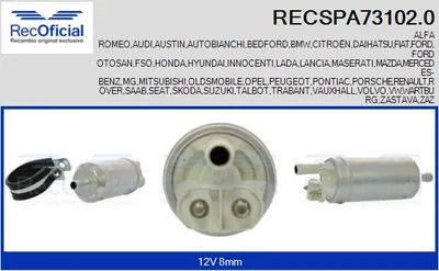 Kraftstoffpumpe Audi 80 B4 Limousine · Vw ILTIS · Talbot RANCHO