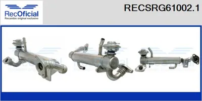 Kühler, Abgasrückführung Fiat DUCATO Bus · Fiat DUCATO Van · Fiat DUCATO Plattform/Chassis