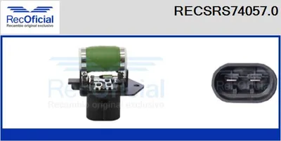 Serienwiderstände, Elektromotor (Strahlerventilator) Fiat GRANDE PUNTO · Fiat BRAVO II · Fiat 500