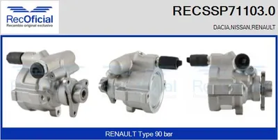 Hydraulische Pumpe, Lenkung Renault LAGUNA I · Renault LAGUNA I Grandtour · Renault MEGANE I