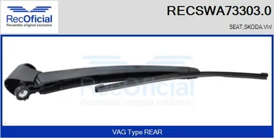Wischerarm, Fensterreinigung Vw TOURAN · Skoda FABIA II Combi · Vw TIGUAN