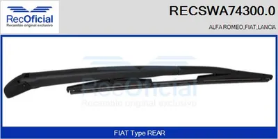 Wischerarm, Fensterreinigung Lancia Y · Alfa Romeo 156 Sportwagon · Alfa Romeo 147